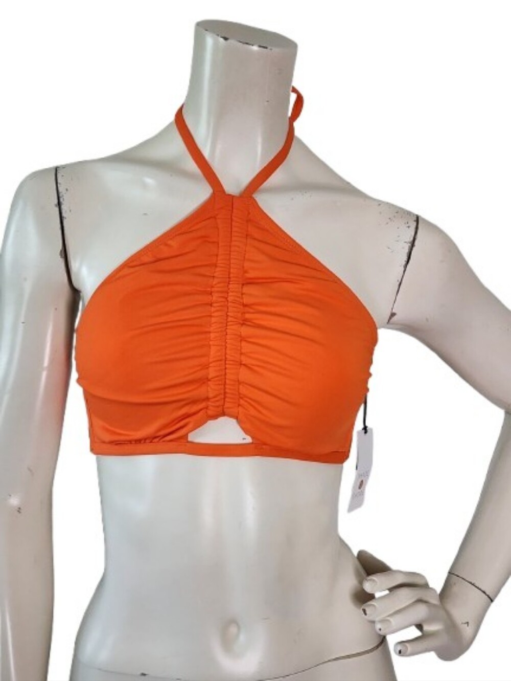 Shade & Shore Bikini Top Womens M Orange NEW